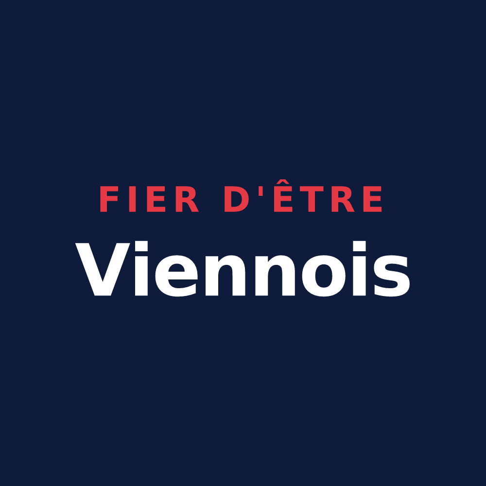 T-shirt « Fier d'être Viennois » — design pour Vienne-le-Château