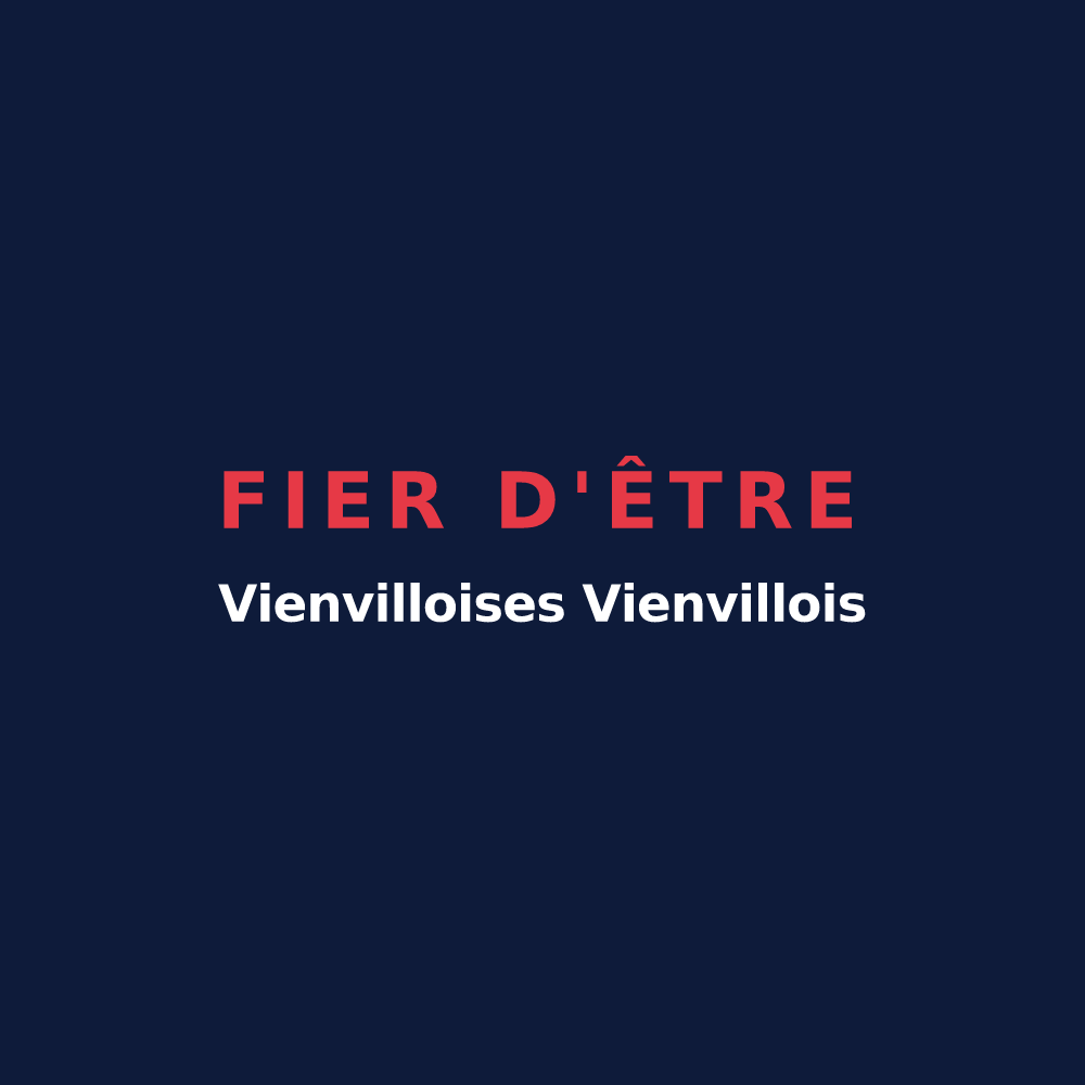 T-shirt « Fier d'être Vienvilloises Vienvillois » — design pour Vienville