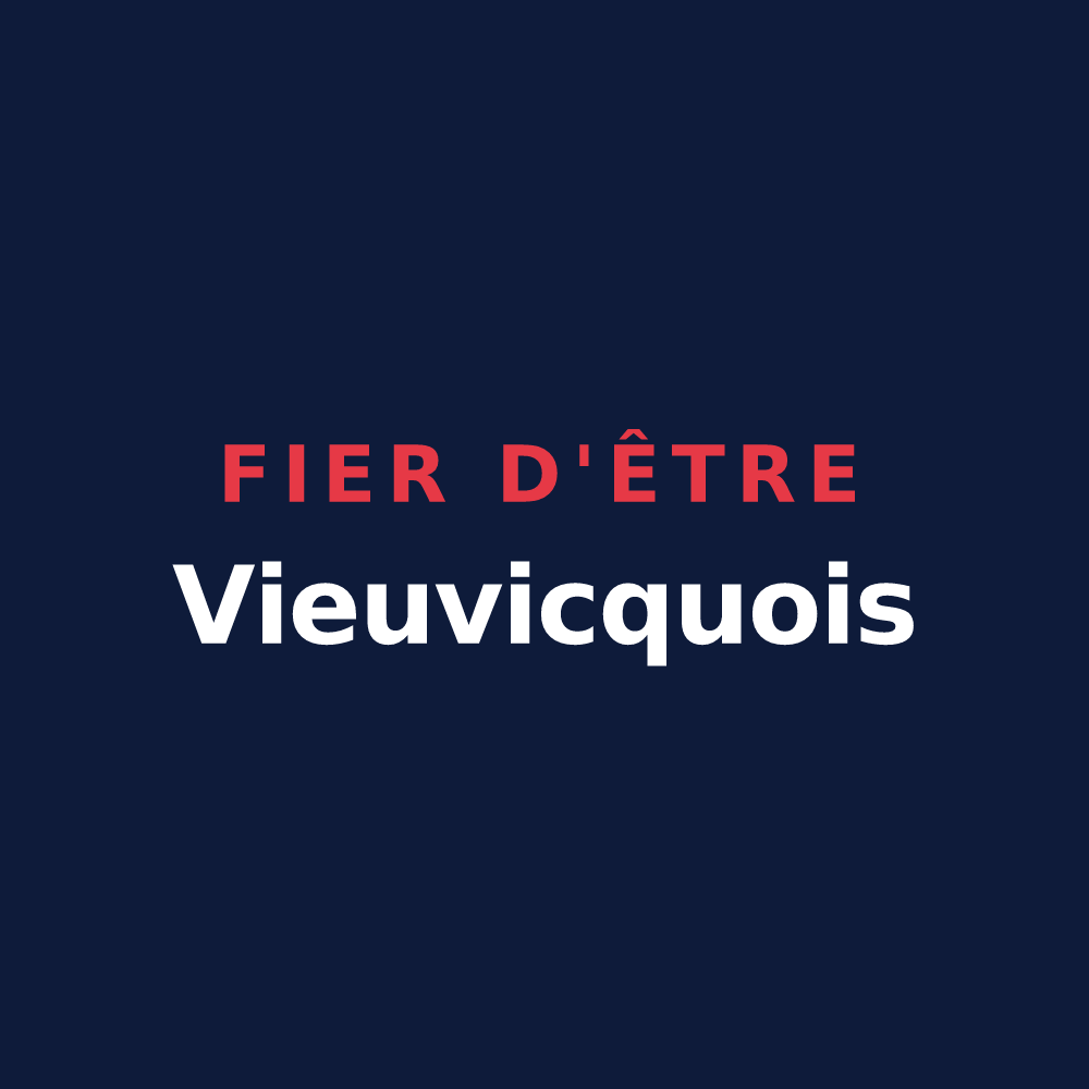 T-shirt « Fier d'être Vieuvicquois » — design pour Vieuvicq