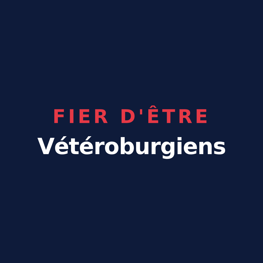T-shirt « Fier d'être Vétéroburgiens » — design pour Vieux-Bourg