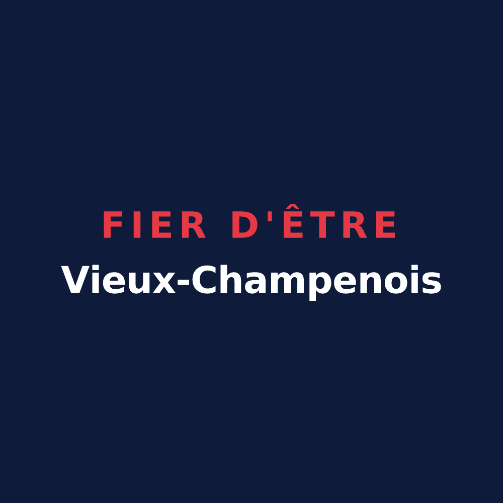 T-shirt « Fier d'être Vieux-Champenois » — design pour Vieux-Champagne