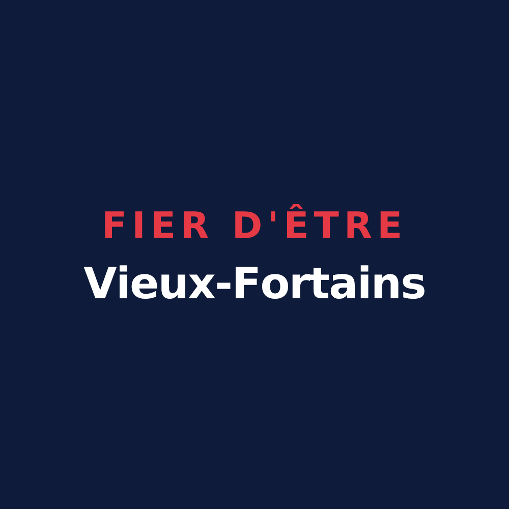 T-shirt « Fier d'être Vieux-Fortains » — design pour Vieux-Fort