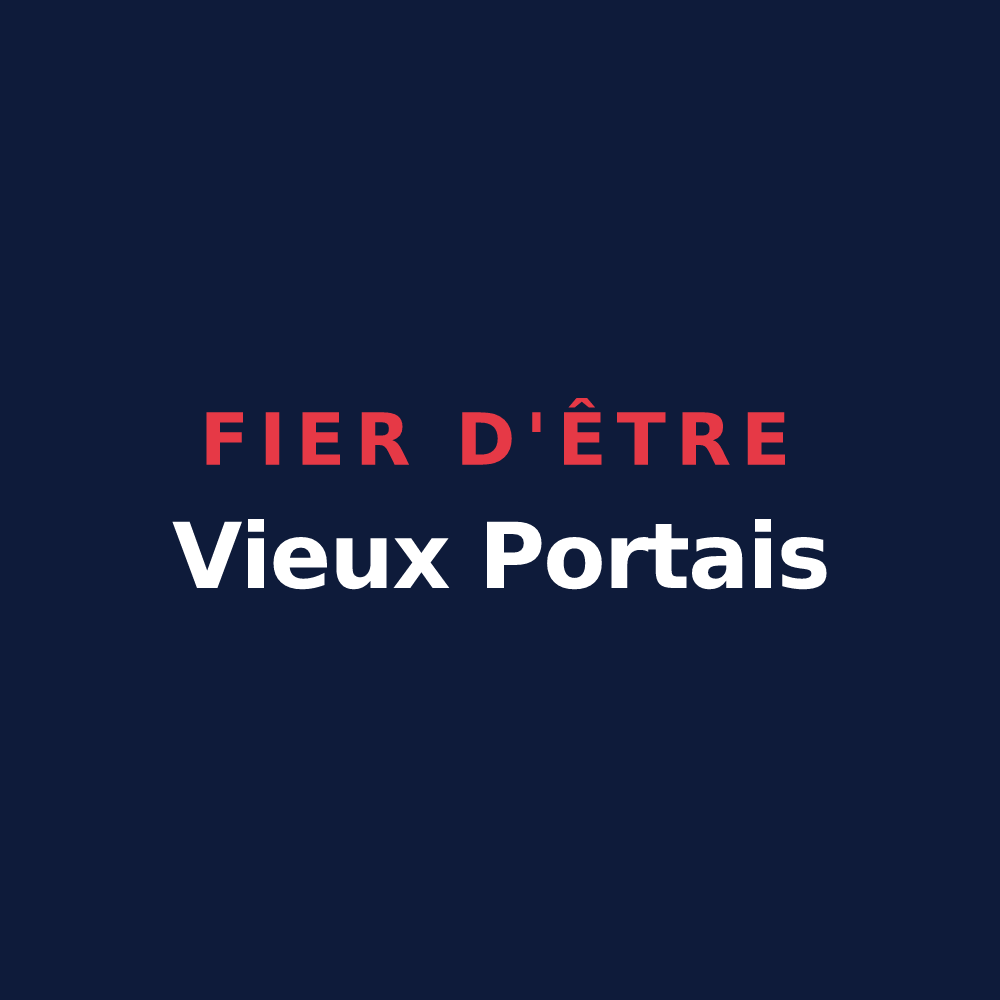 T-shirt « Fier d'être Vieux Portais » — design pour Vieux-Port