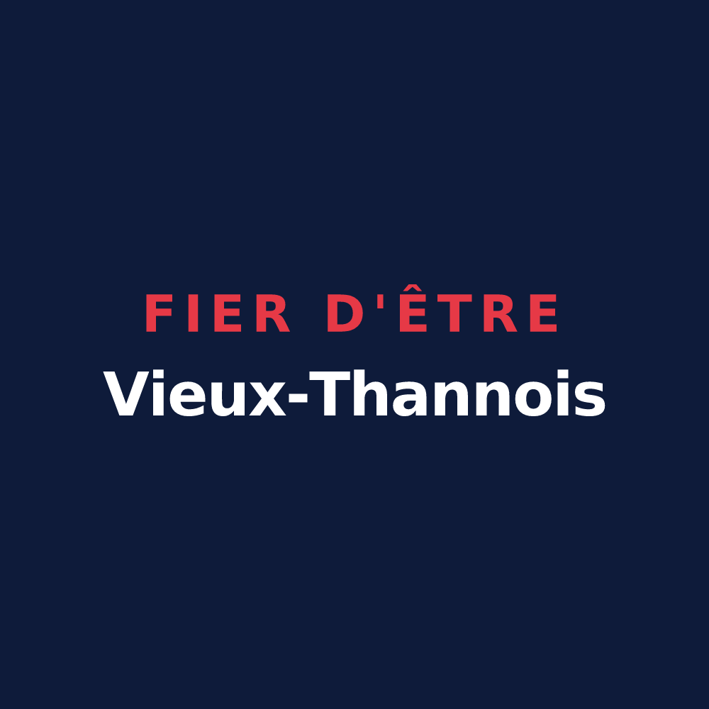 T-shirt « Fier d'être Vieux-Thannois » — design pour Vieux-Thann