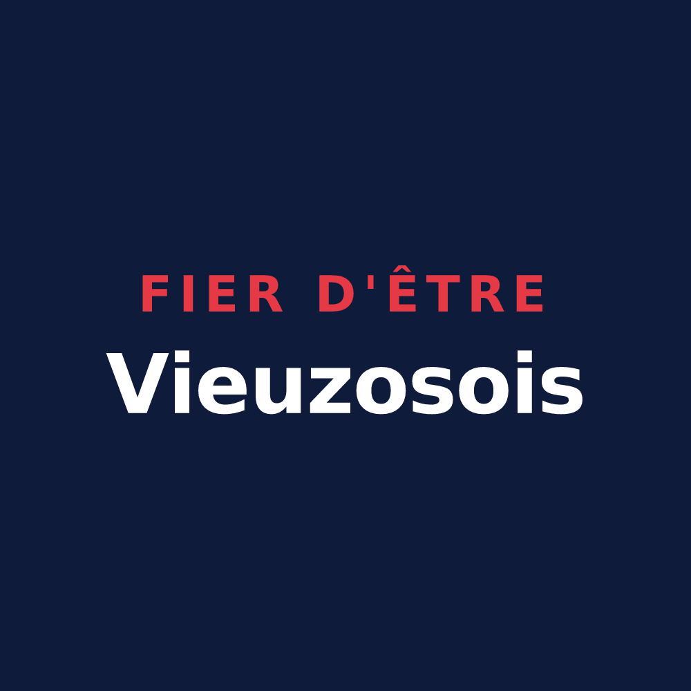 T-shirt « Fier d'être Vieuzosois » — design pour Vieuzos