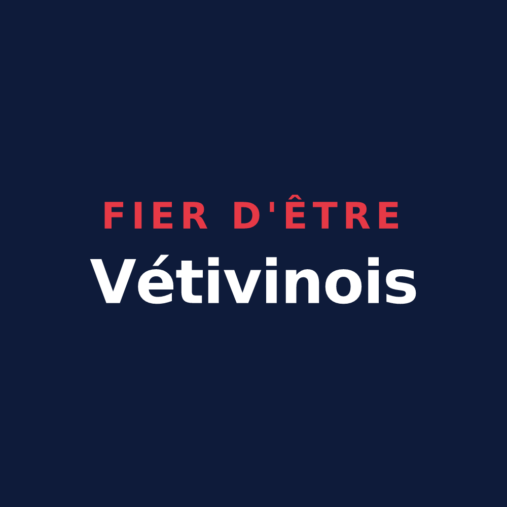 T-shirt « Fier d'être Vétivinois » — design pour Viévigne