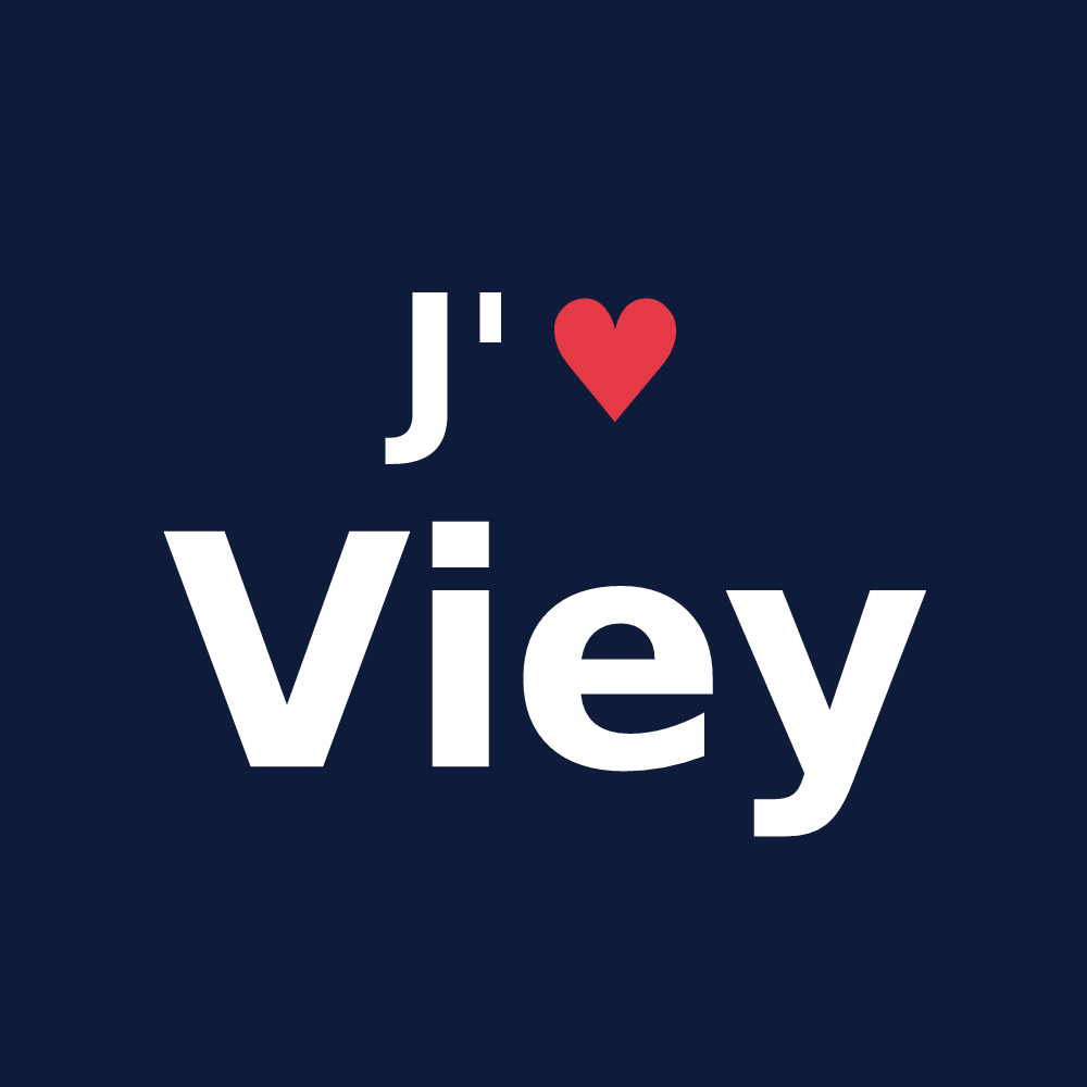 T-shirt personnalisé Viey — design J'aime Viey