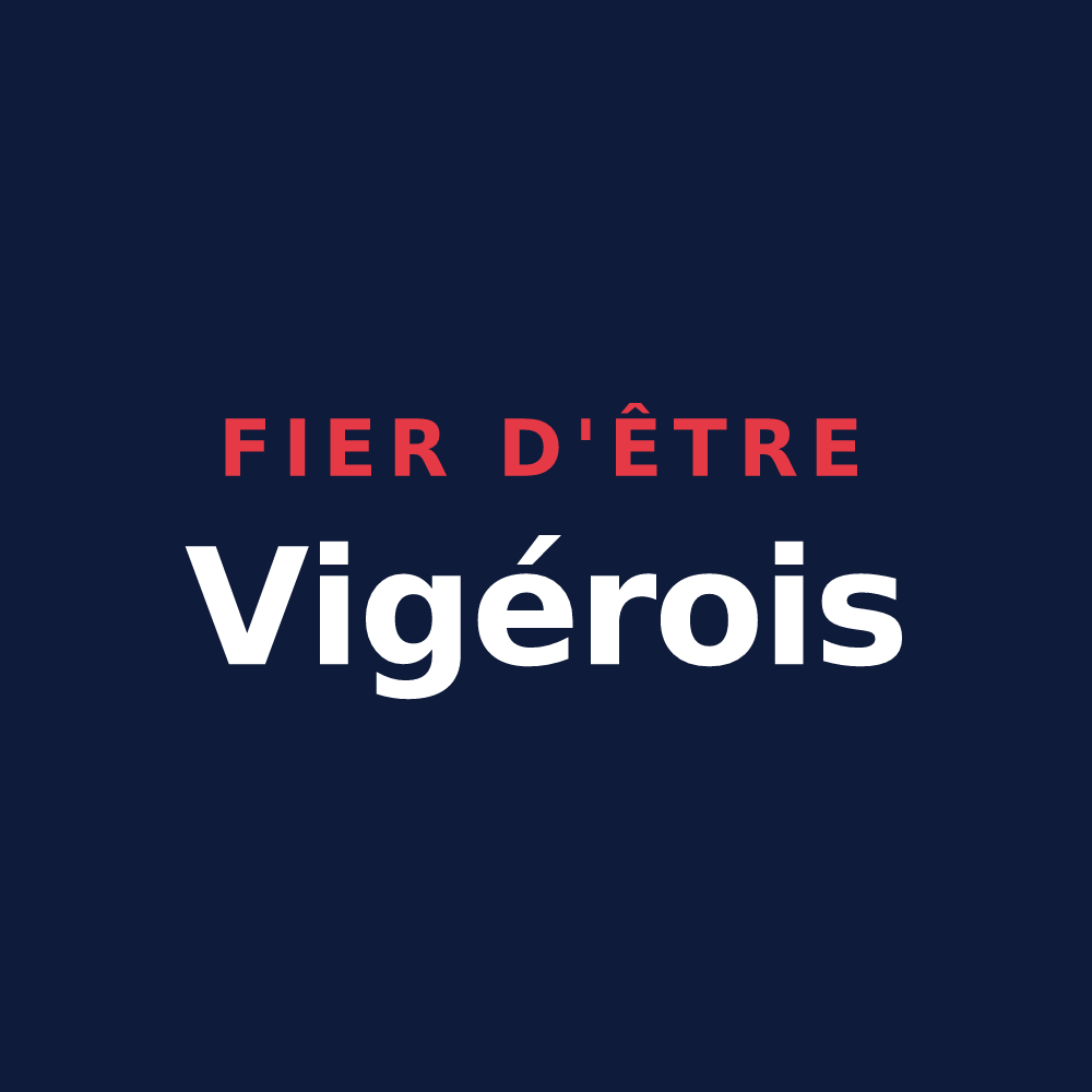 T-shirt « Fier d'être Vigérois » — design pour Viger