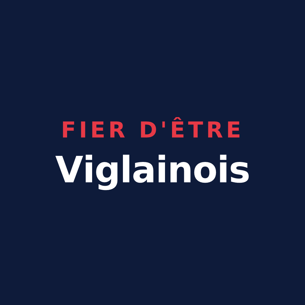 T-shirt « Fier d'être Viglainois » — design pour Viglain