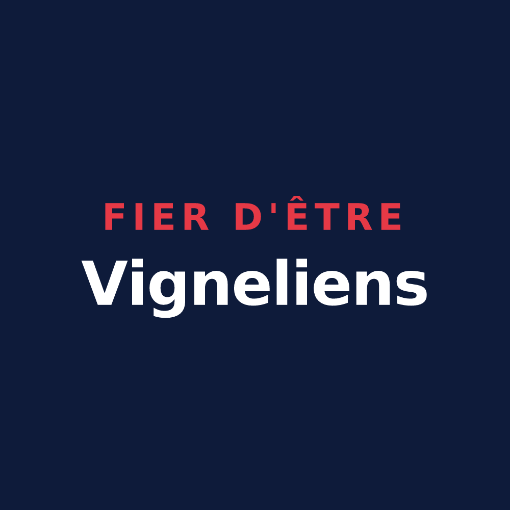 T-shirt « Fier d'être Vigneliens » — design pour Vignely