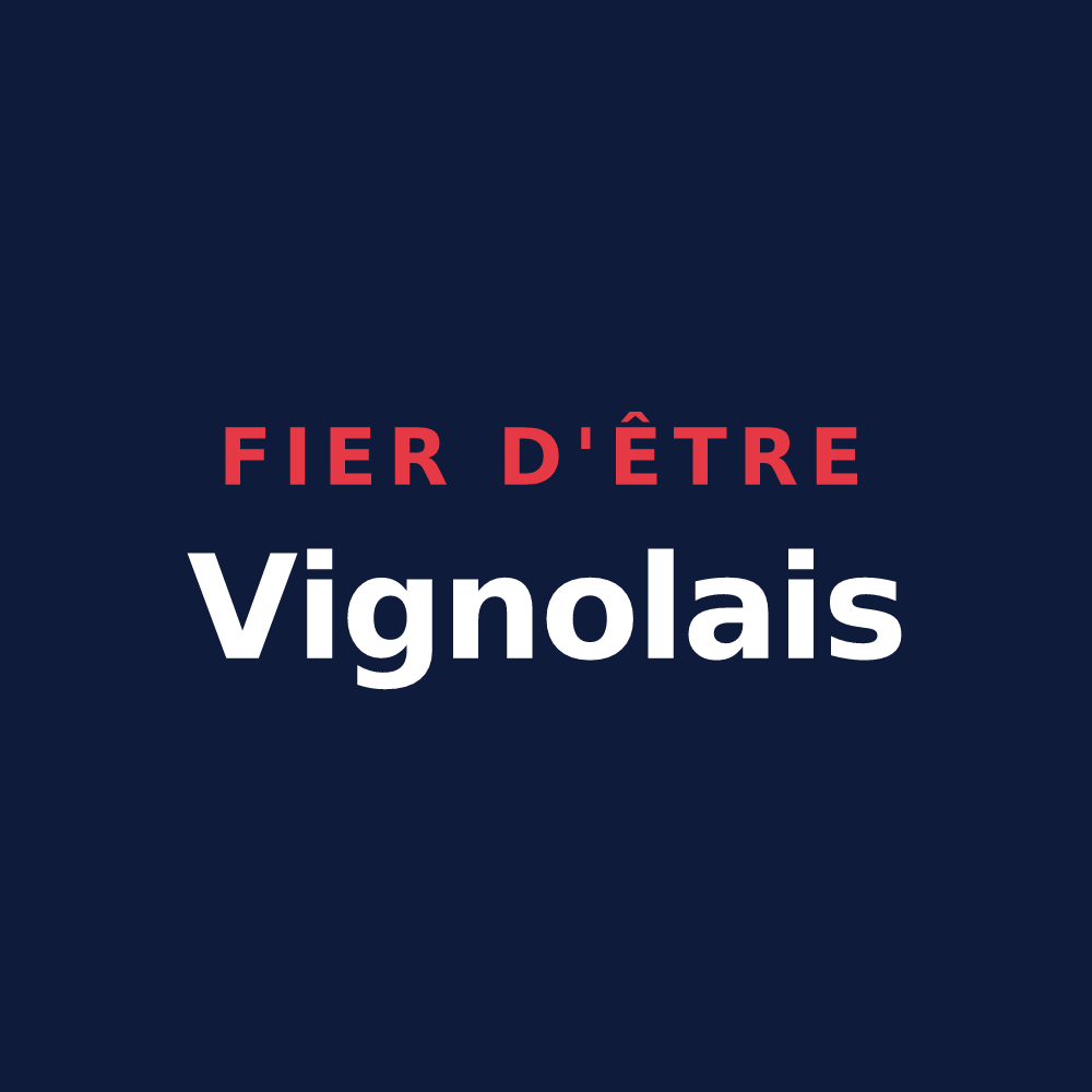 T-shirt « Fier d'être Vignolais » — design pour Vignol