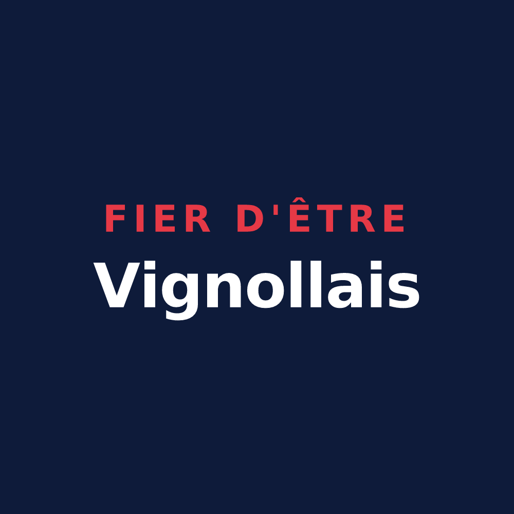 T-shirt « Fier d'être Vignollais » — design pour Vignolles