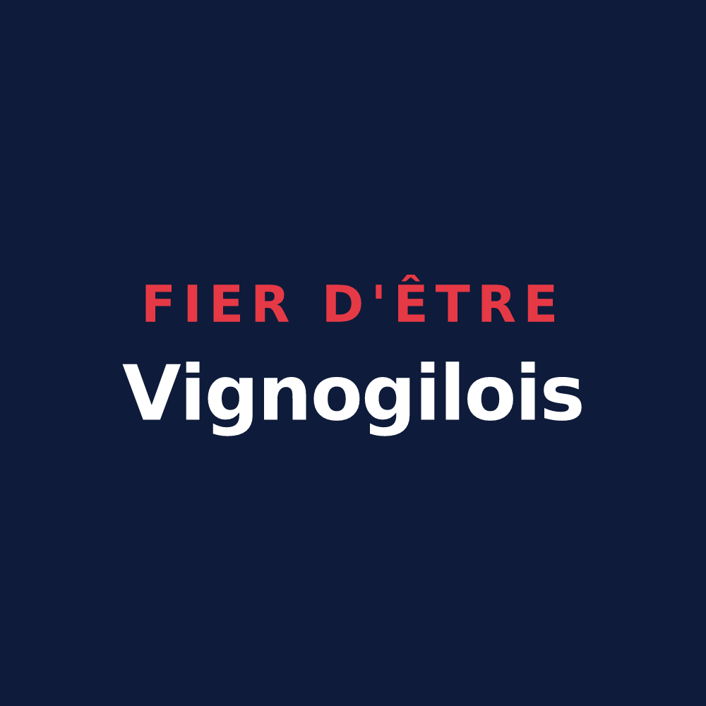 T-shirt « Fier d'être Vignogilois » — design pour Vignoux-sous-les-Aix