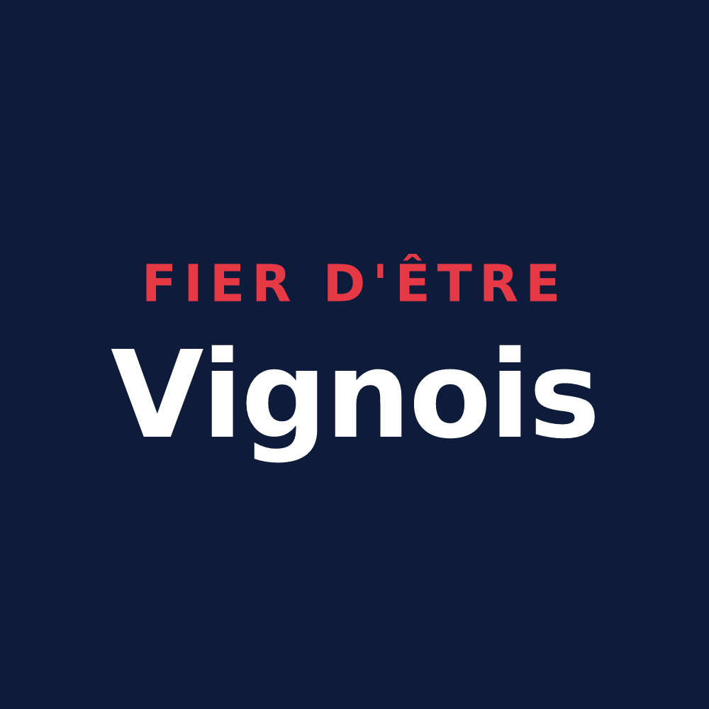 T-shirt « Fier d'être Vignois » — design pour Vigny