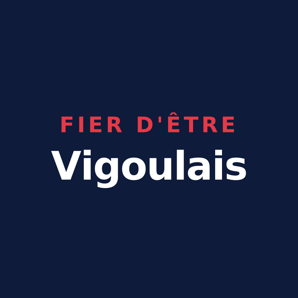 T-shirt « Fier d'être Vigoulais » — design pour Vigoux