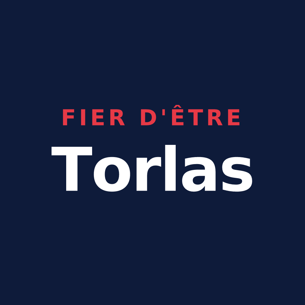 T-shirt « Fier d'être Torlas » — design pour Vigy