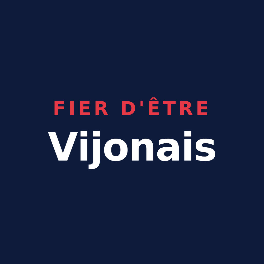 T-shirt « Fier d'être Vijonais » — design pour Vijon