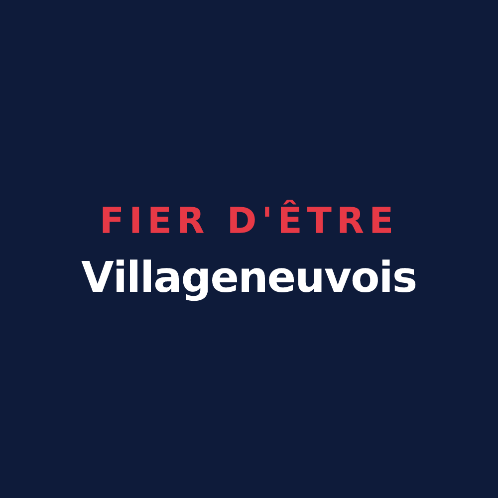 T-shirt « Fier d'être Villageneuvois » — design pour Village-Neuf