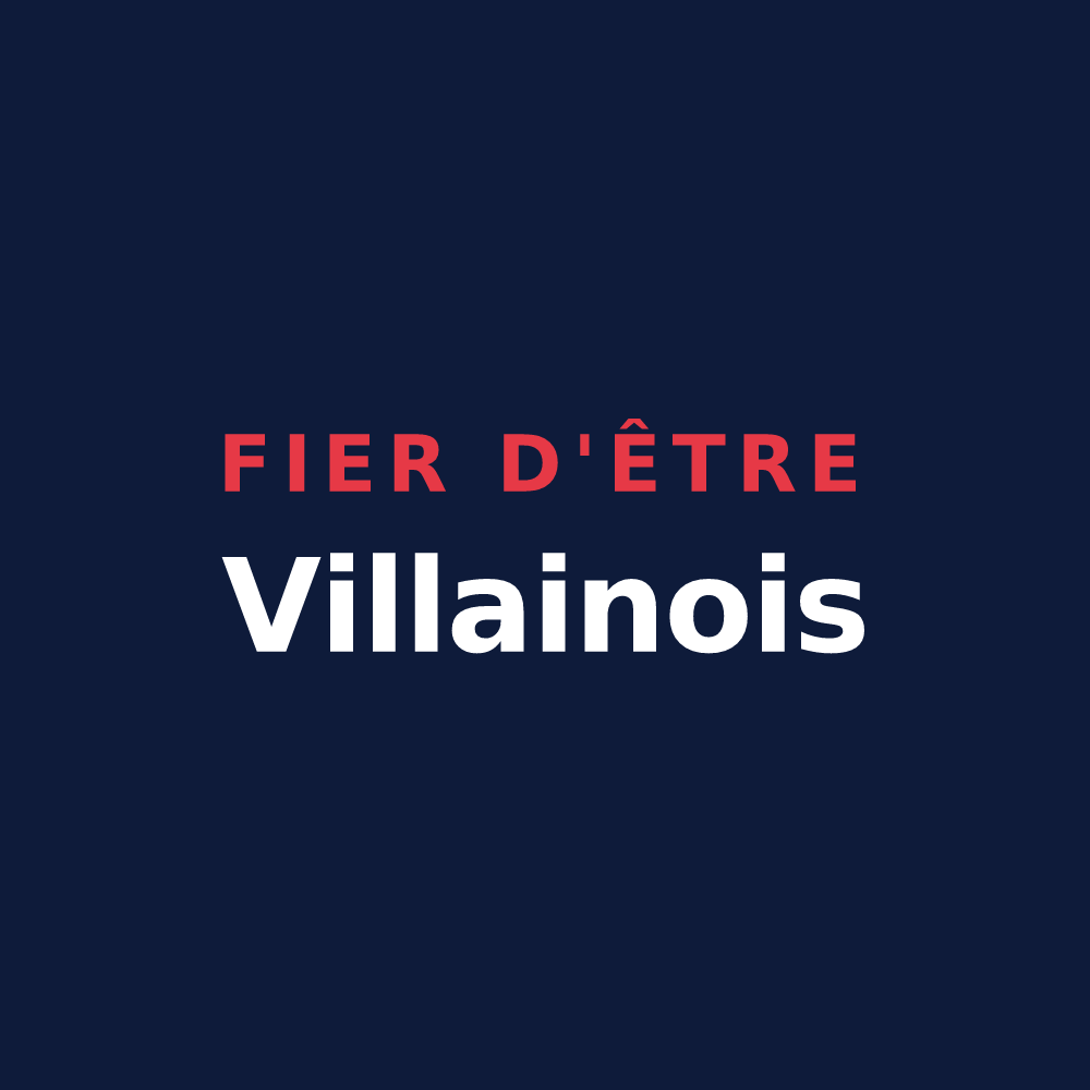 T-shirt « Fier d'être Villainois » — design pour Villaines-la-Carelle