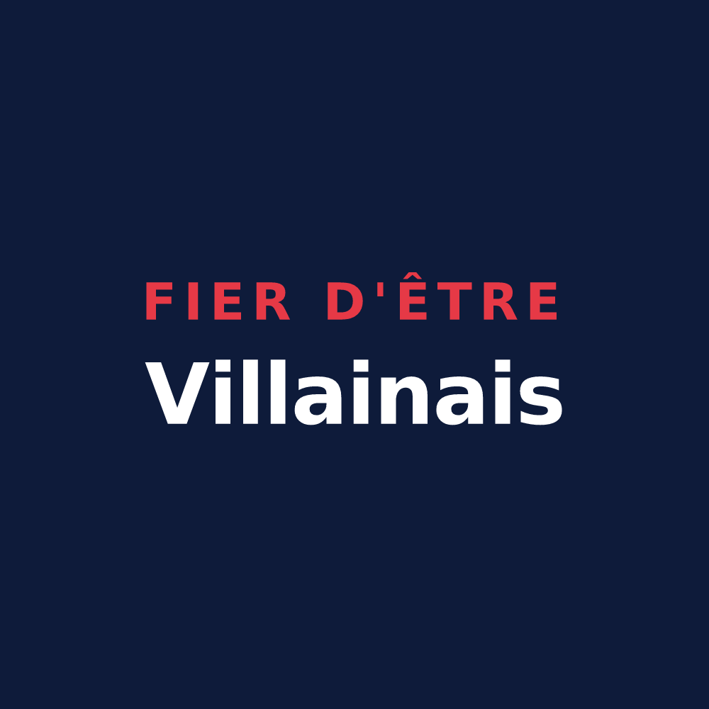 T-shirt « Fier d'être Villainais » — design pour Villaines-la-Juhel