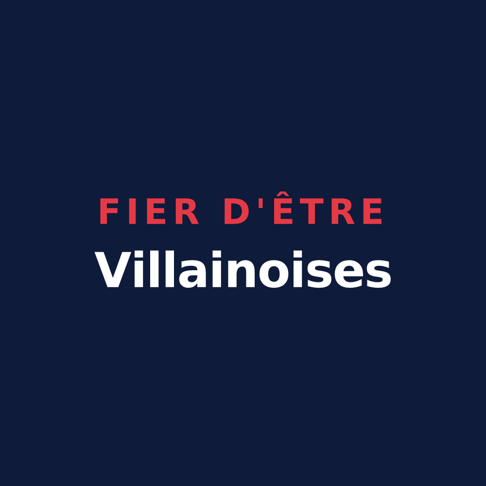 T-shirt « Fier d'être Villainoises » — design pour Villaines-sous-Bois