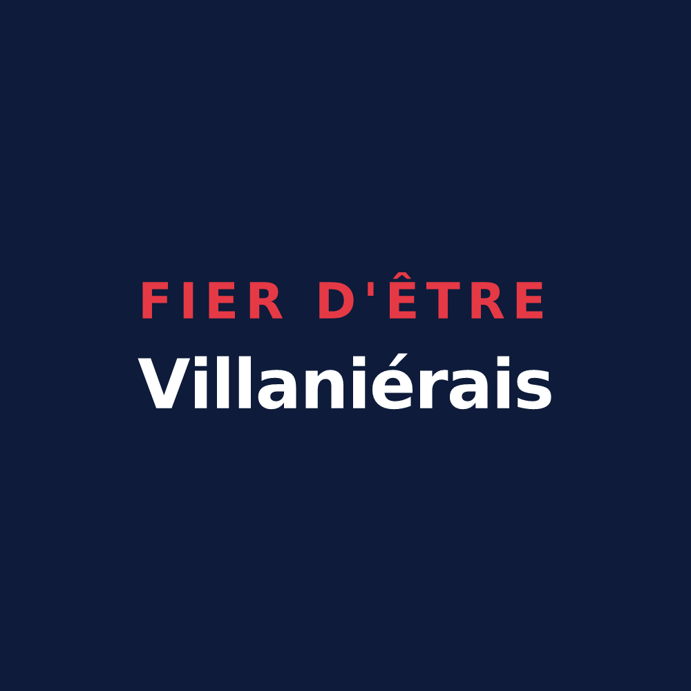 T-shirt « Fier d'être Villaniérais » — design pour Villanière