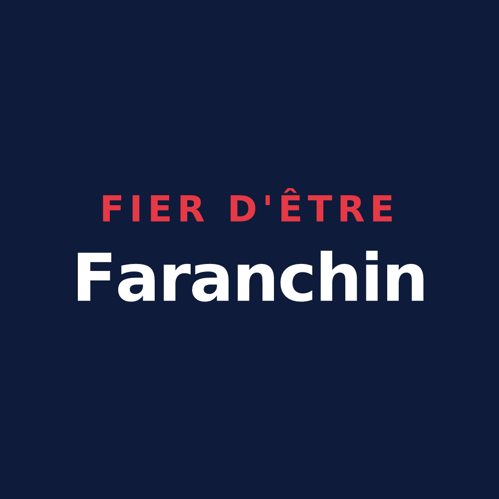 T-shirt « Fier d'être Faranchin » — design pour Villar-d'Arêne