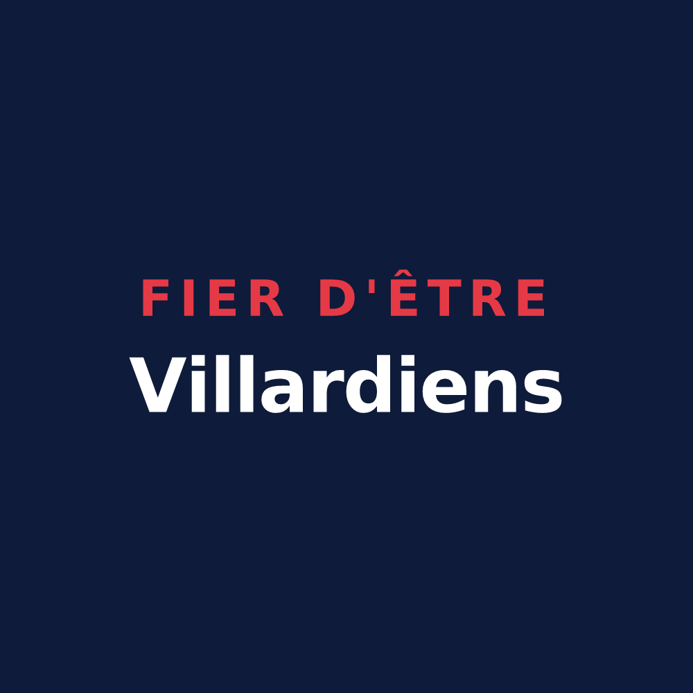 T-shirt « Fier d'être Villardiens » — design pour Villard-de-Lans