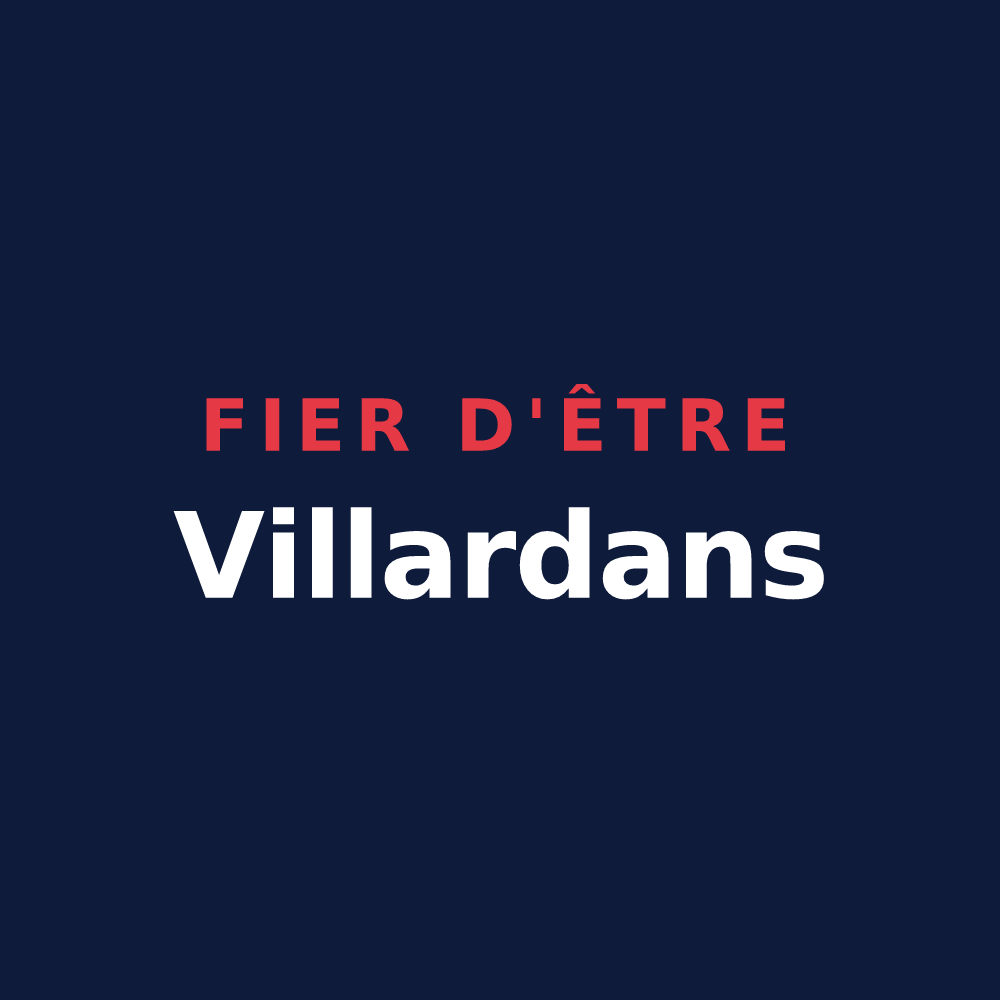 T-shirt « Fier d'être Villardans » — design pour Villard