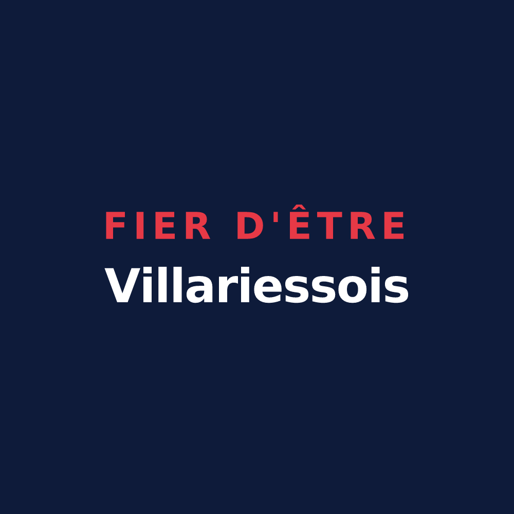 T-shirt « Fier d'être Villariessois » — design pour Villariès
