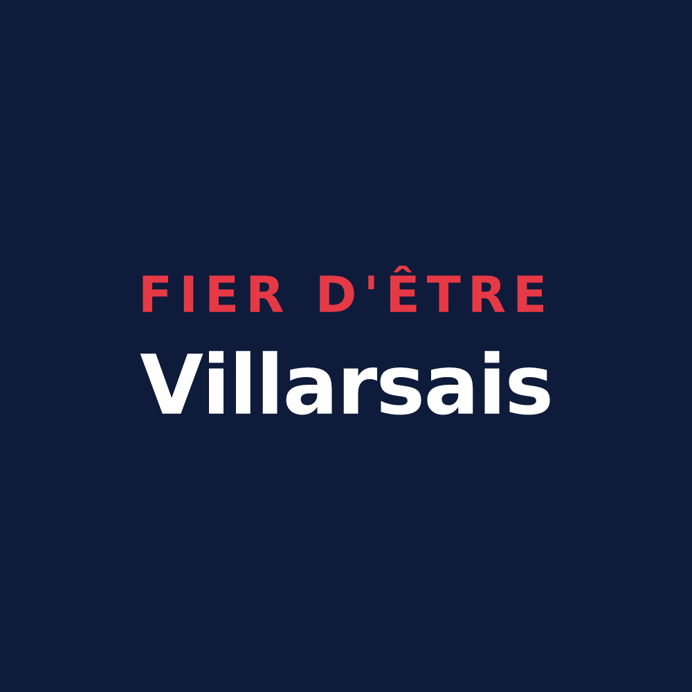 T-shirt « Fier d'être Villarsais » — design pour Villars