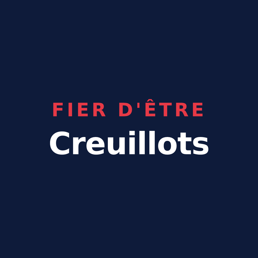 T-shirt « Fier d'être Creuillots » — design pour Villars-sous-Écot