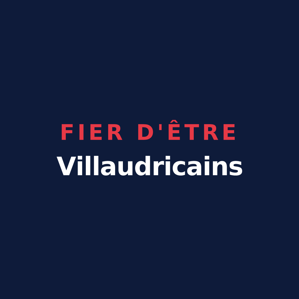 T-shirt « Fier d'être Villaudricains » — design pour Villaudric