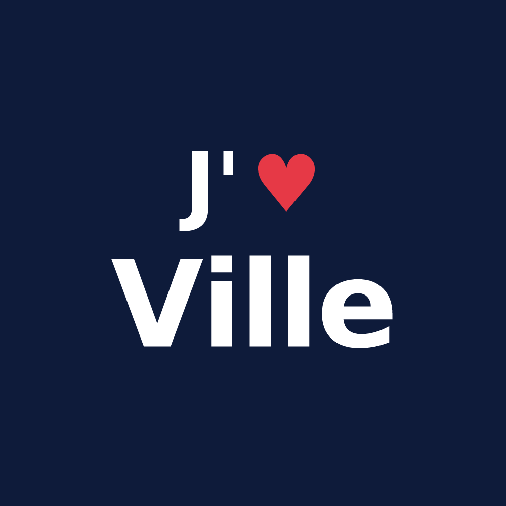 T-shirt personnalisé Ville — design J'aime Ville