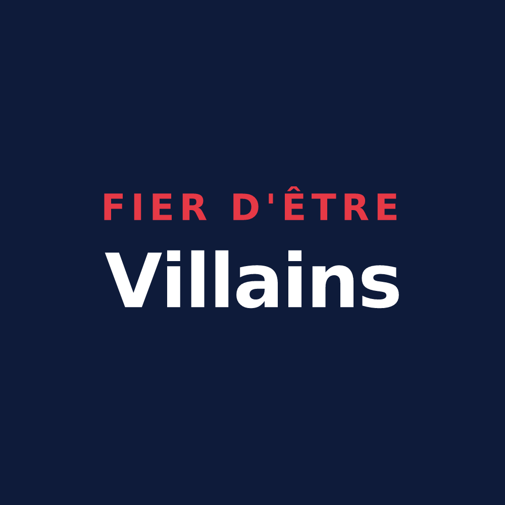 T-shirt « Fier d'être Villains » — design pour Ville-sur-Ancre