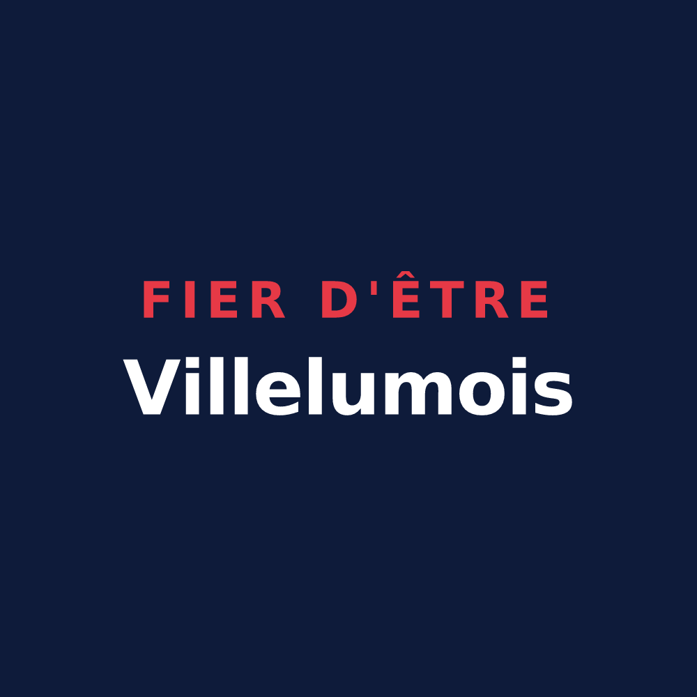 T-shirt « Fier d'être Villelumois » — design pour Ville-sur-Lumes