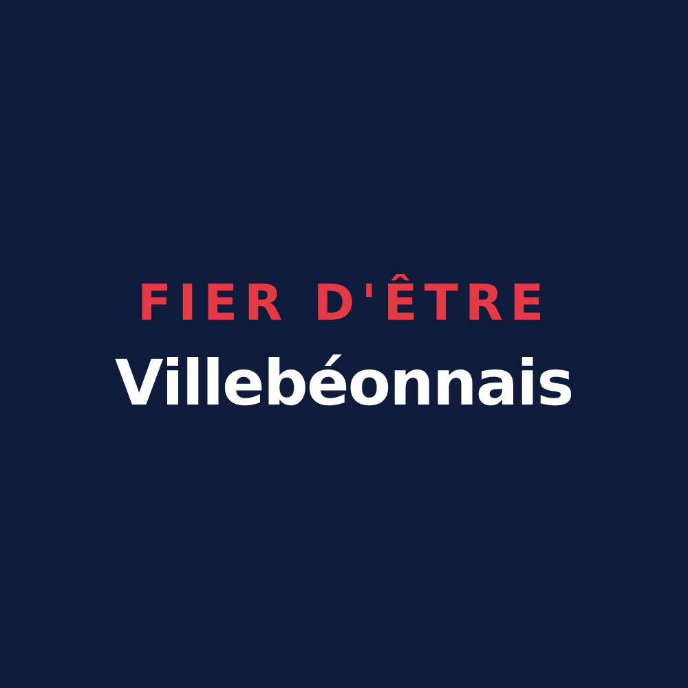 T-shirt « Fier d'être Villebéonnais » — design pour Villebéon