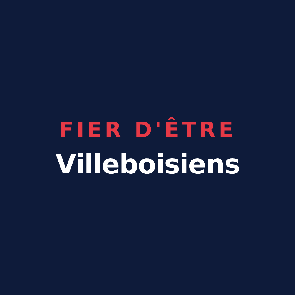 T-shirt « Fier d'être Villeboisiens » — design pour Villebois-les-Pins