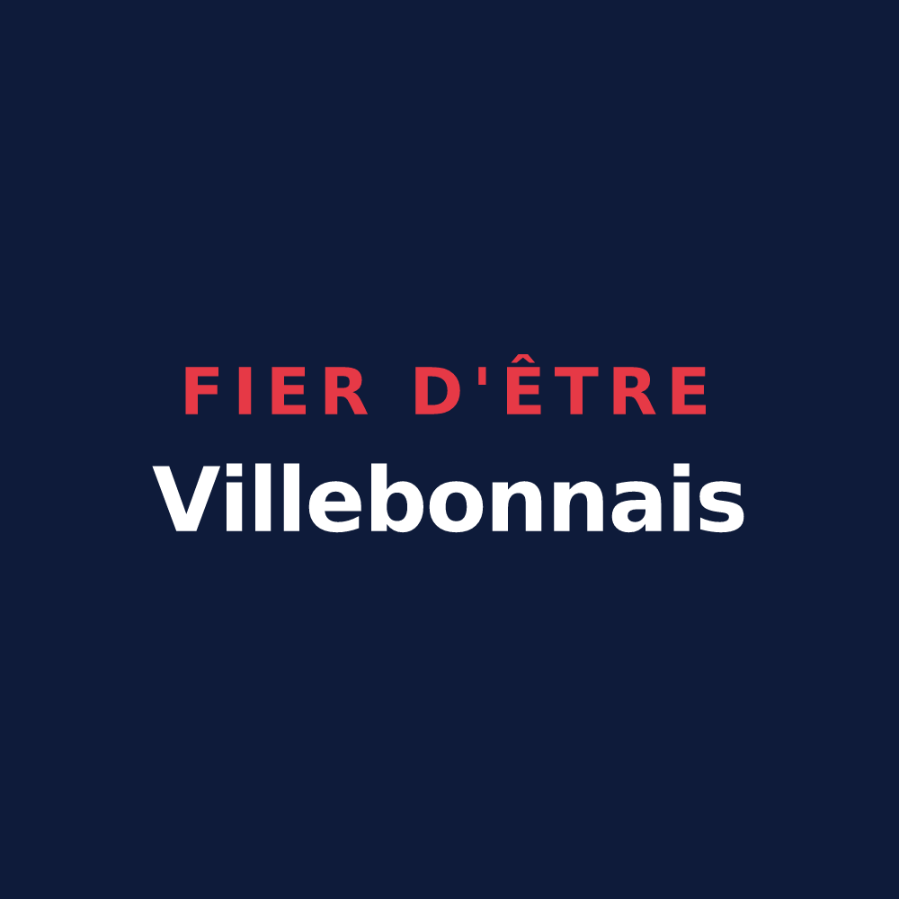 T-shirt « Fier d'être Villebonnais » — design pour Villebon-sur-Yvette