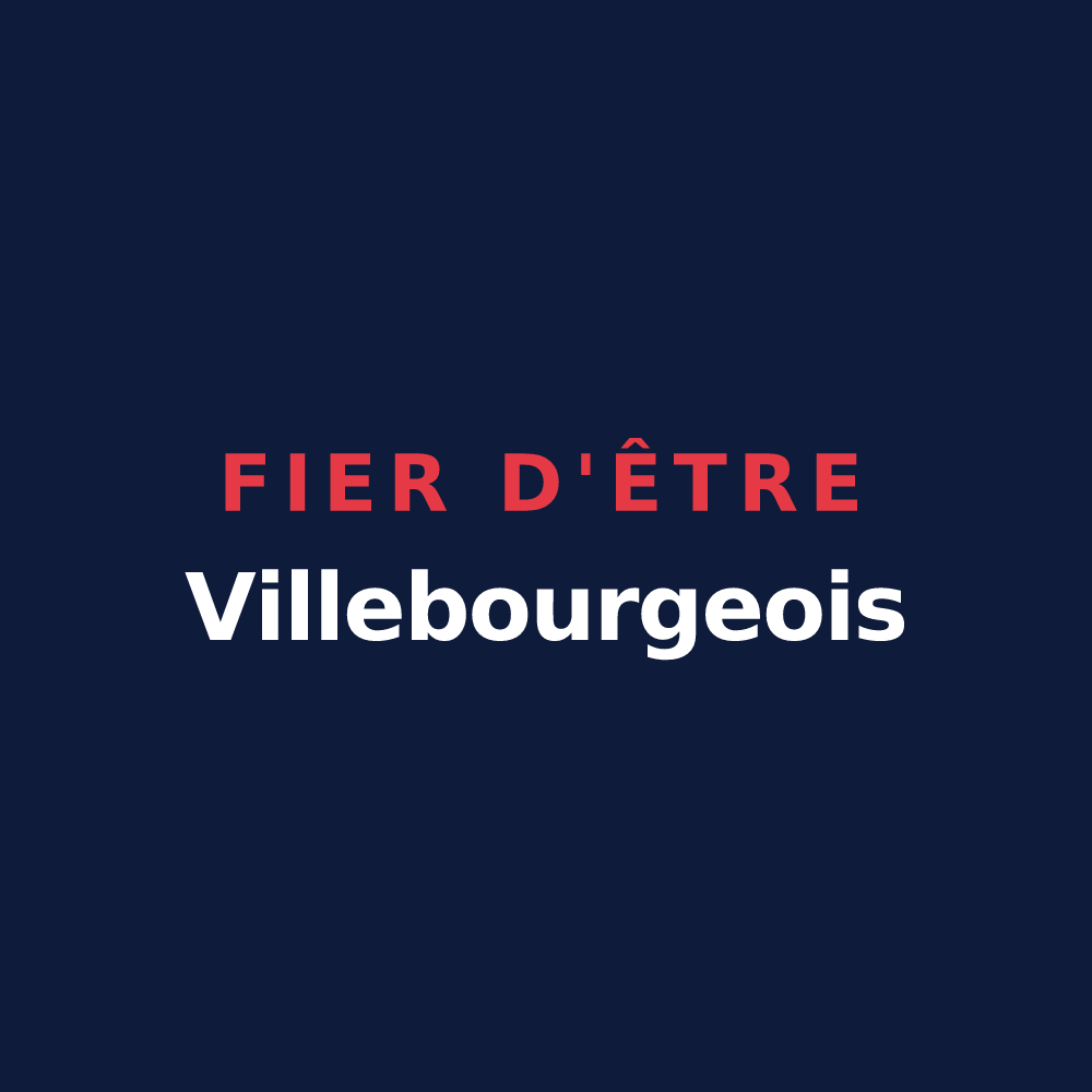 T-shirt « Fier d'être Villebourgeois » — design pour Villebourg