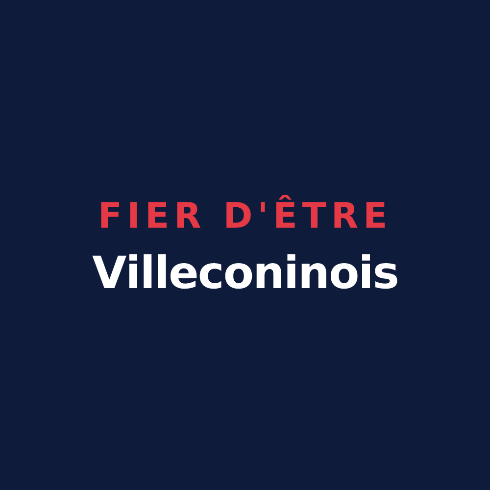 T-shirt « Fier d'être Villeconinois » — design pour Villeconin