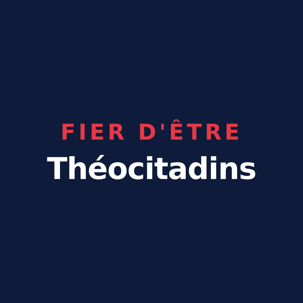 T-shirt « Fier d'être Théocitadins » — design pour Villedieu-lès-Bailleul