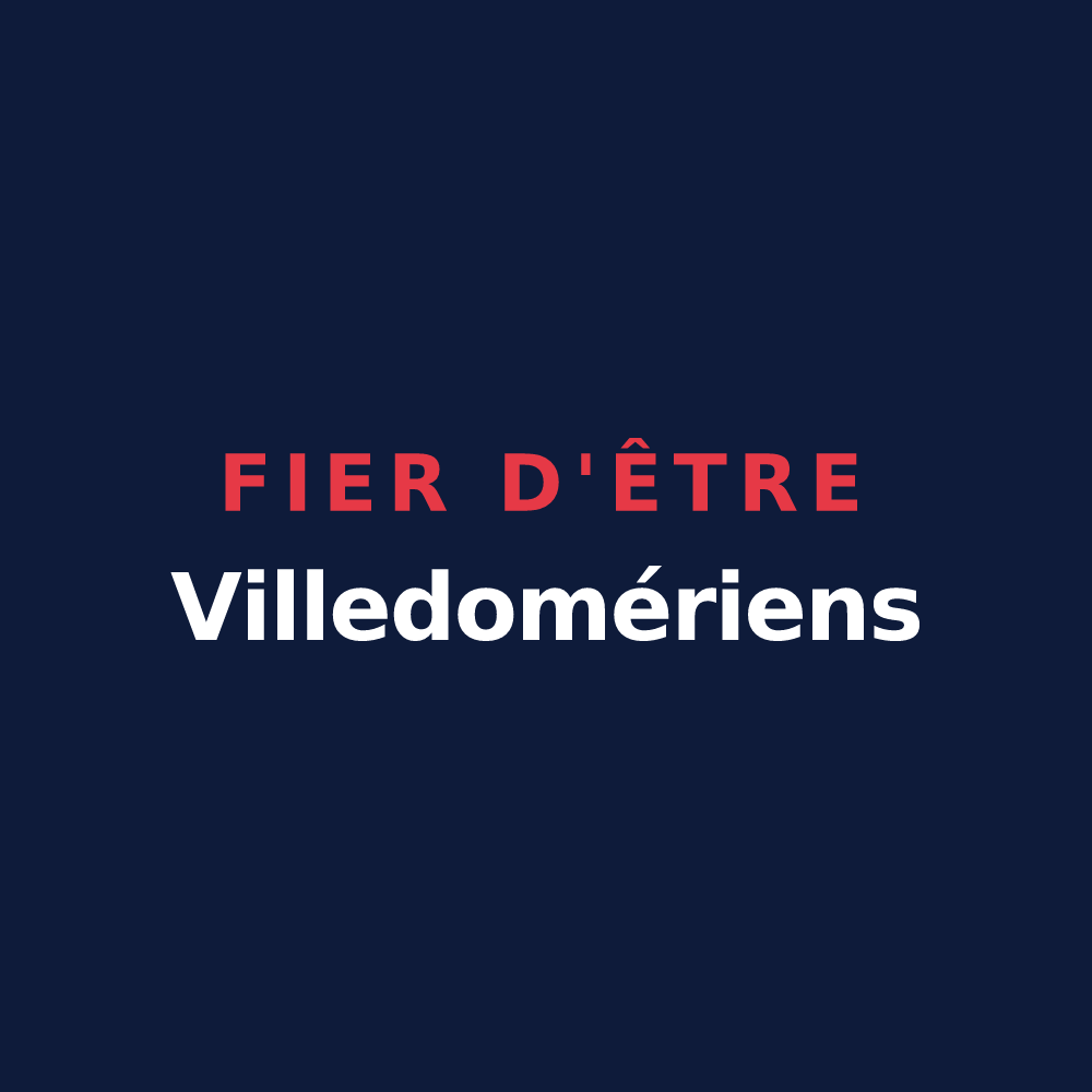 T-shirt « Fier d'être Villedomériens » — design pour Villedômer
