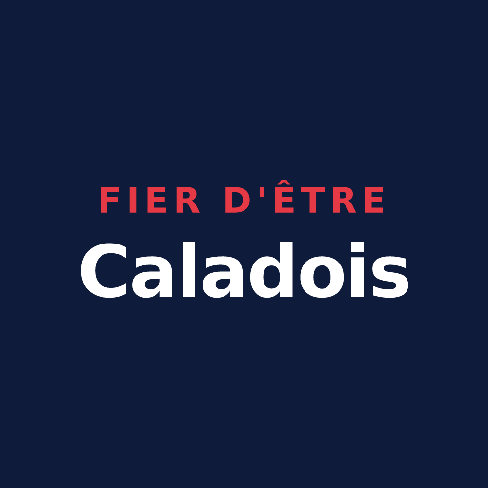 T-shirt « Fier d'être Caladois » — design pour Villefranche-sur-Saône