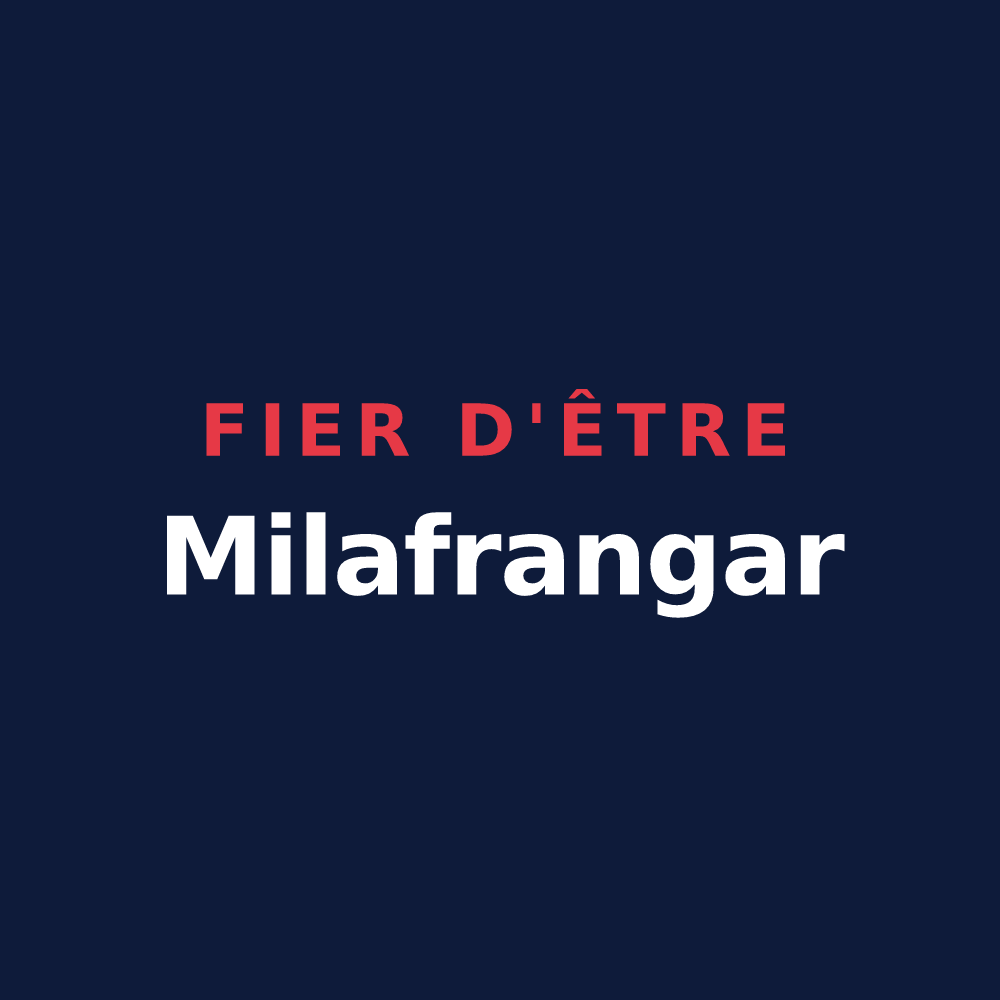 T-shirt « Fier d'être Milafrangar » — design pour Villefranque