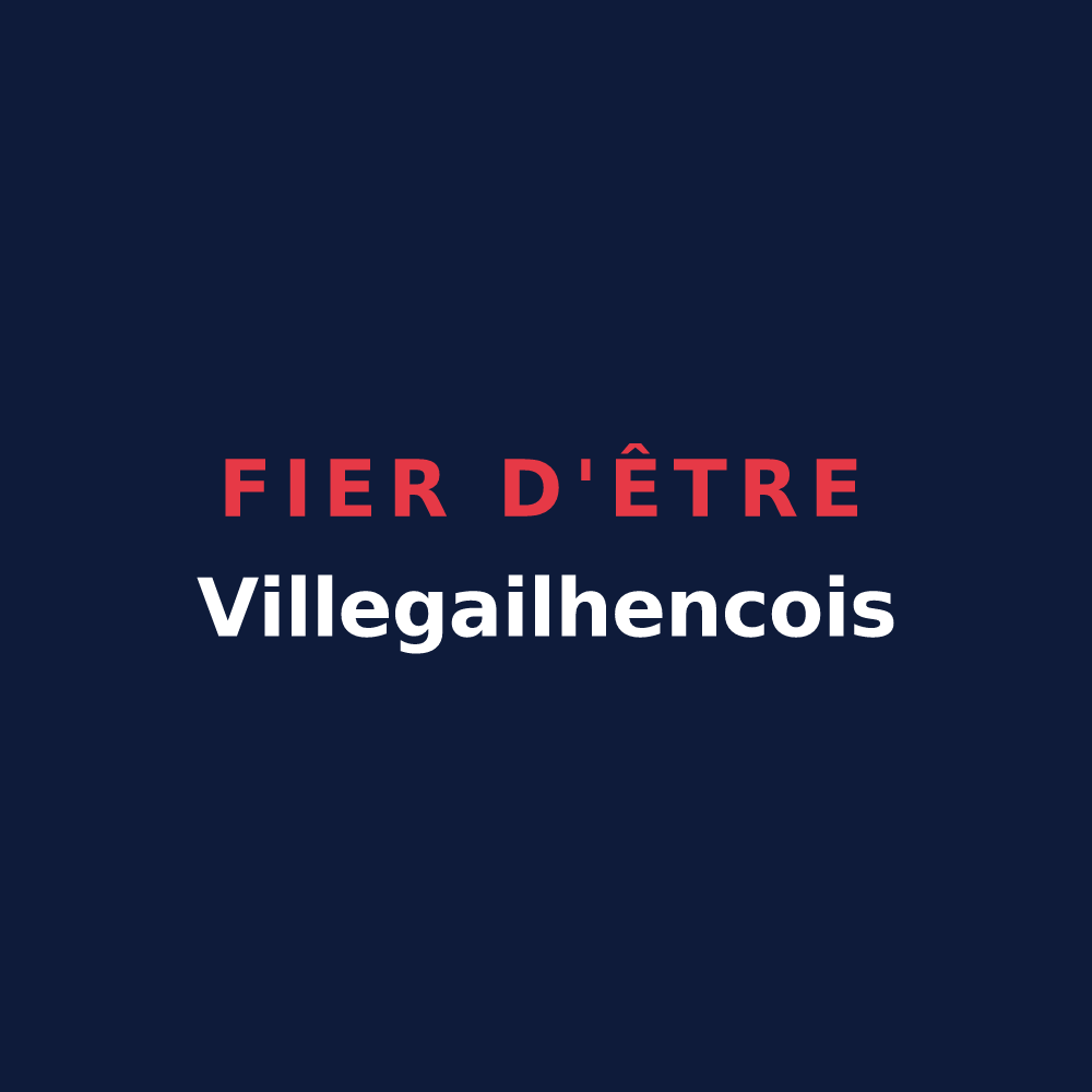T-shirt « Fier d'être Villegailhencois » — design pour Villegailhenc