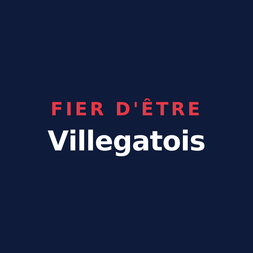T-shirt « Fier d'être Villegatois » — design pour Villegats