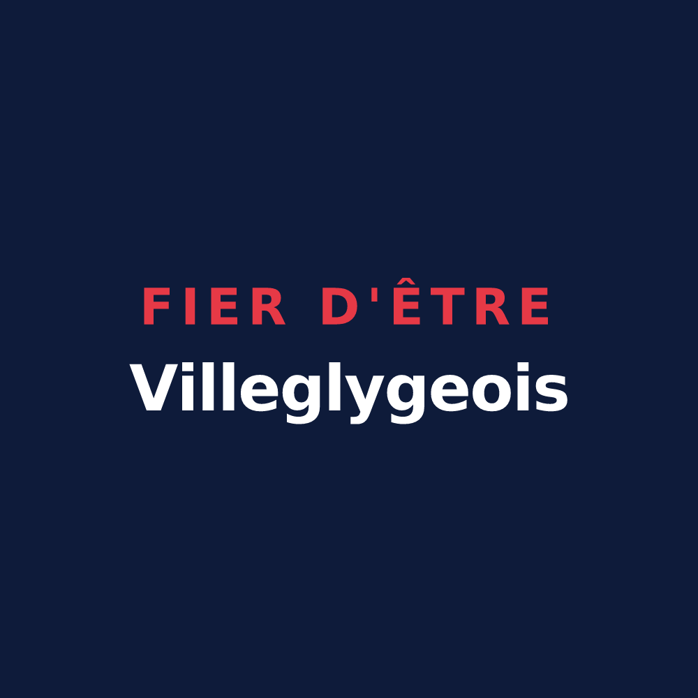 T-shirt « Fier d'être Villeglygeois » — design pour Villegly