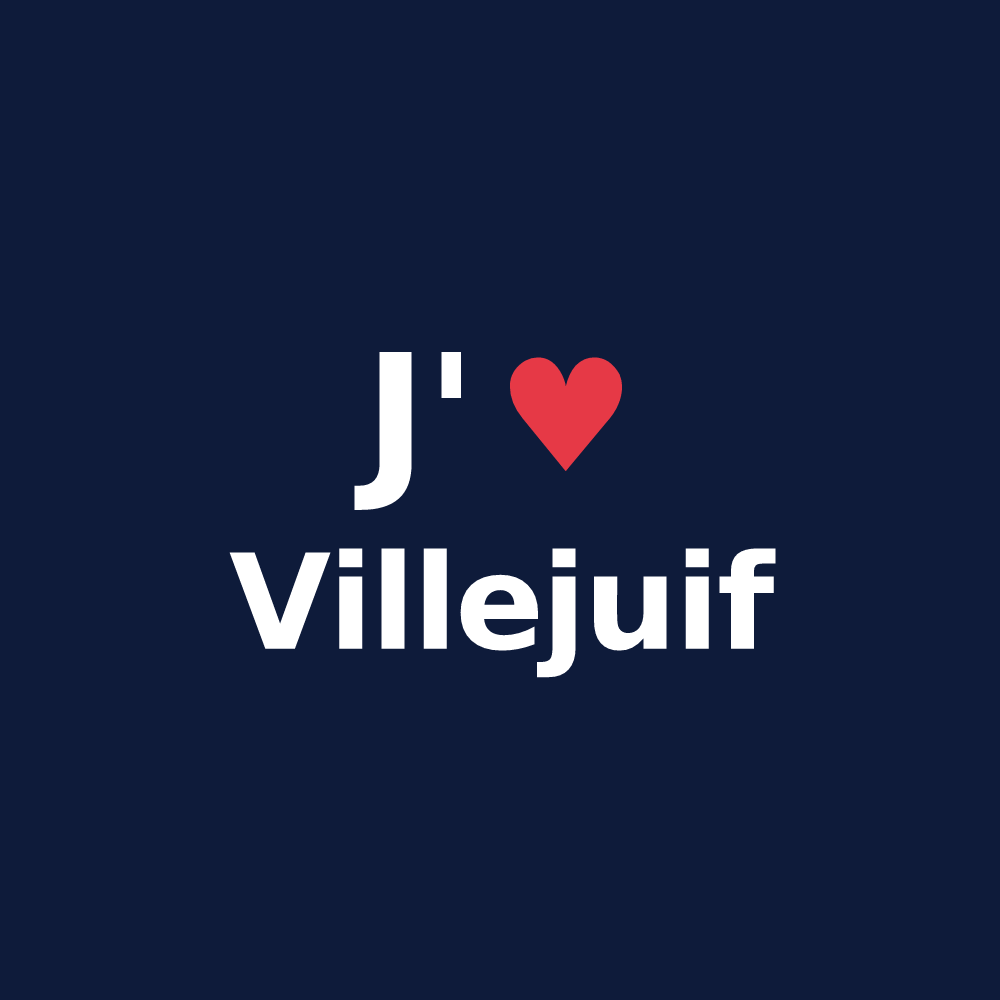 T-shirt personnalisé Villejuif — design J'aime Villejuif