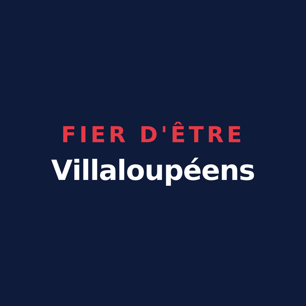 T-shirt « Fier d'être Villaloupéens » — design pour Villeloin-Coulangé